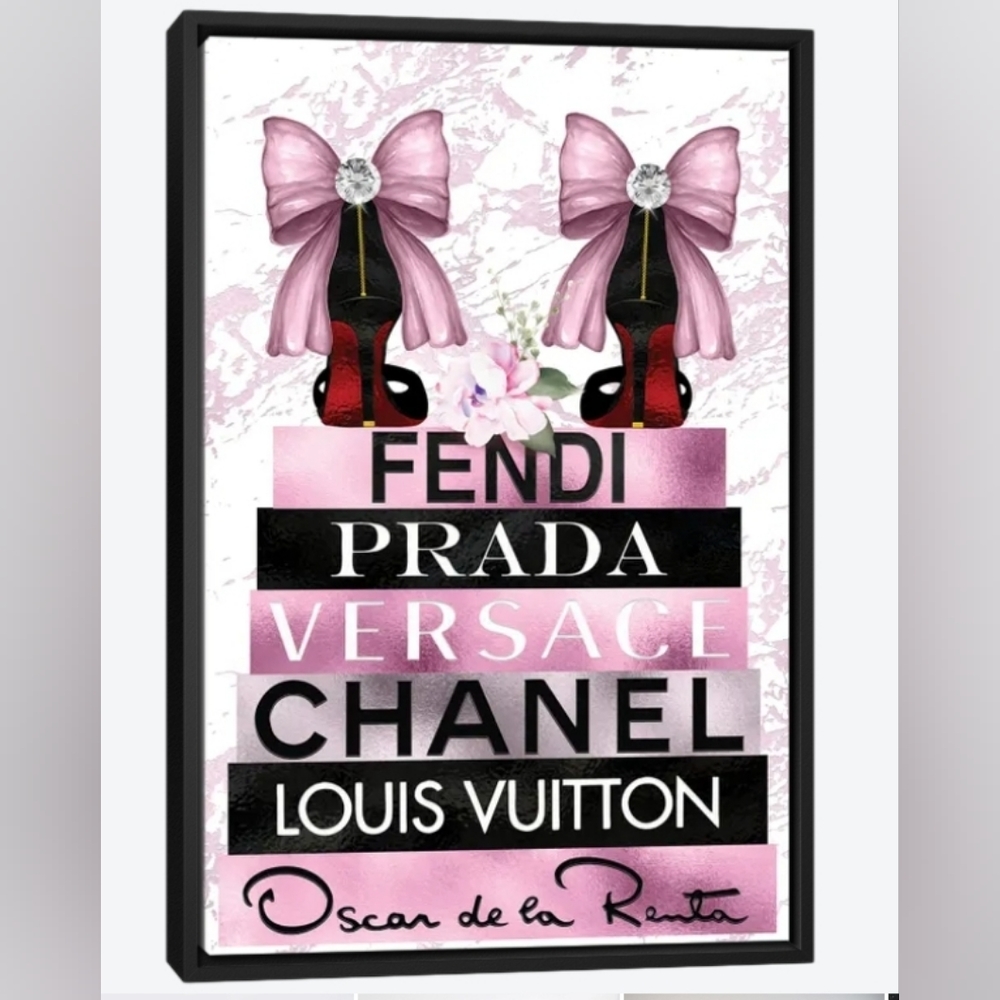 Fendi 8 1/2"x11" Wall Art